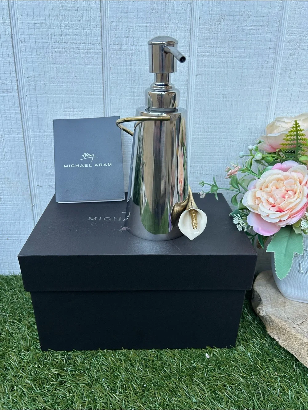 Michael Aram Calla Lily Soap Dispenser gently used